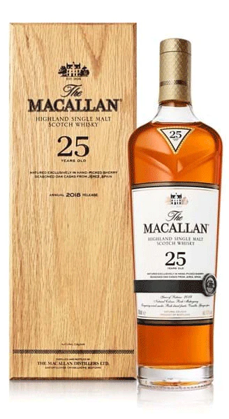The Macallan Sherry Oak 25 Year Old 2024 Single Malt Whisky 750ml bottle