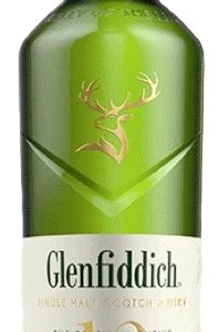 Glenfiddich 12 Year Old Single Malt Whisky 1L bottle front view