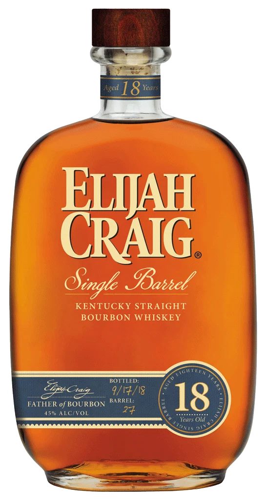Elijah Craig Single Barrel 18 Year Old Kentucky Bourbon 750ml